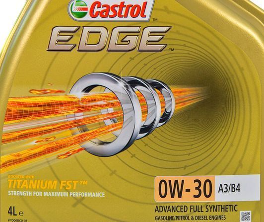 Castrol EDGE A3/B4 Titanium FST 0W-30 4 л, (157E6B) моторное масло фото