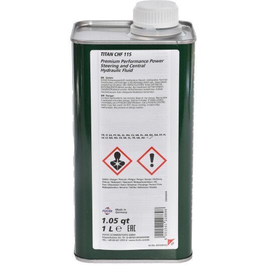 Fuchs Pentosin CHF 11S, 1 л (83290429576) синтетична трансмісійна олива фото