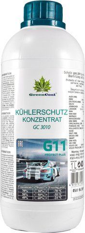 Green cool GC 3010 G11 сине-зеленый, 1 л (702637) концентрат антифриза фото