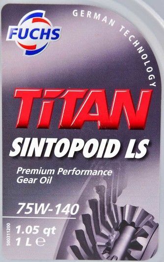 Fuchs Titan Sintopoid LS GL-5 75W-140, 1 л (600748593) трансмісійна олива фото