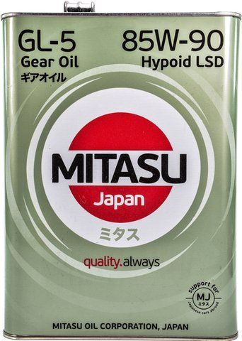 Mitasu Gear Oil Hypoid LSD GL-5 85W-90, 4 л (MJ-412-4) синтетична трансмісійна олива фото