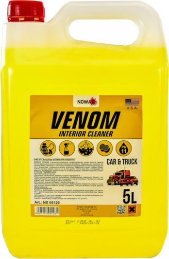 Nowax Venom Interior Cleaner, 5000 мл (NX05126) очиститель салона фото