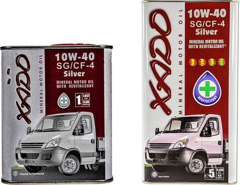 XADO Atomic SG/CF-4 Silver 10W-40 1 л, (xa20123) моторное масло фото