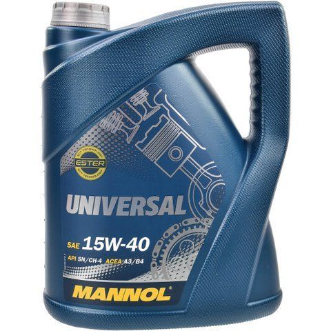Mannol Universal 15W-40 5 л, (MN7405-5) моторна олива фото