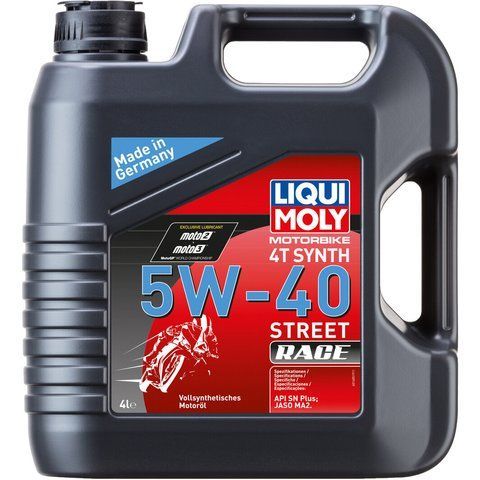 Liqui Moly Motorbike Street Race 5W-40, 4 л (1685) моторное масло 4T фото