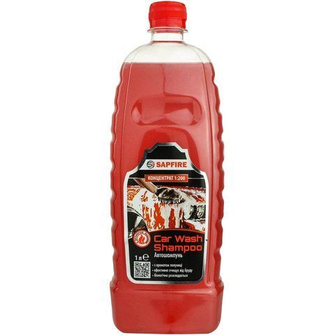 Sapfire Car Wash Shampoo клубника, 1 л (745311) концентрат автошампуня фото