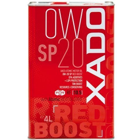 XADO Atomic Oil 0W-20 SP Red Boost, 4 л (XA24294) моторна олива фото
