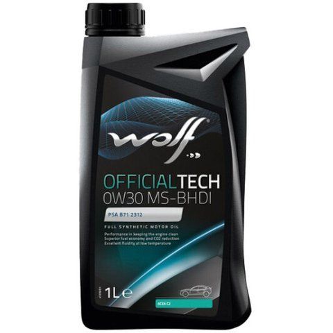 Wolf Officialtech MS-BHDI 0W-30, 1 л (8323393) моторное масло фото