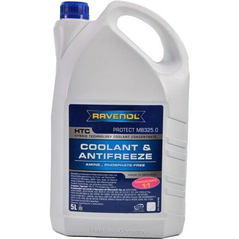 Ravenol HTC Protect MB325.0 G11 синий, 5 л концентрат антифриза фото