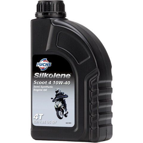 Моторна олива 4T Fuchs Silkolene Scoot 10W-40 напівсинтетичне фото