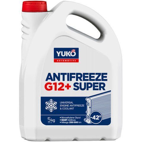 Готовый антифриз Yuko Super G12+ красный -42 &deg;C фото