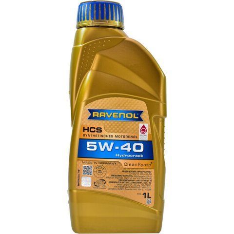 Ravenol HCS 5W-40 1 л, (11121051) моторное масло фото