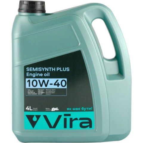 VIRA SemiSynthetic Plus 10W-40 4 л, (VI0352) моторна олива фото