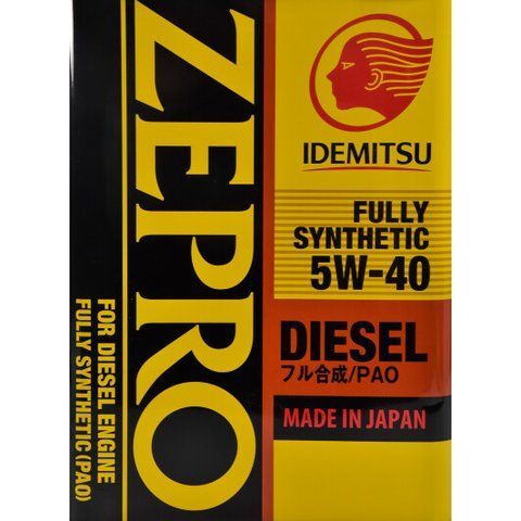 Idemitsu Zepro Diesel 5W-40, 4 л (2863041) моторное масло фото