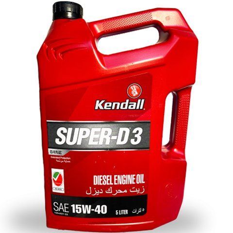 Kendall Super-D 3 Diesel Engine Oil 15W-40, 5 л (1082003) моторное масло фото