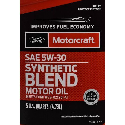 Ford Motorcraft Synthetic Blend 5W-30 4,73 л, (xo5w305q3sp) моторна олива фото