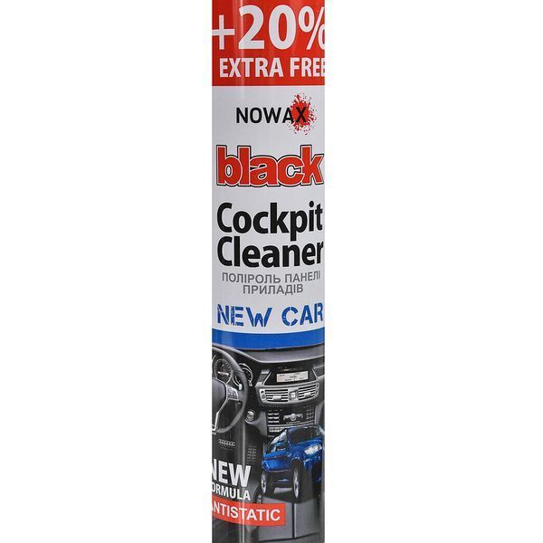 Полироль для салона Nowax Black" Cockpit Cleaner новая машина 750 мл NX00705" фото