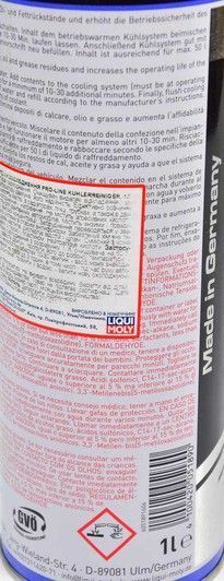 Liqui Moly Pro-Line Kuhler Reiniger, 1 л (5189) промивка системи охолодження фото