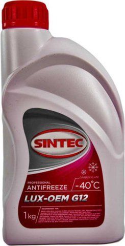 Готовый антифриз Sintec Lux G12 красный -40 &deg;C фото