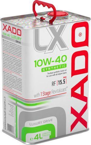 XADO Luxury Drive 10W-40 4 л, (xa20275) моторное масло фото
