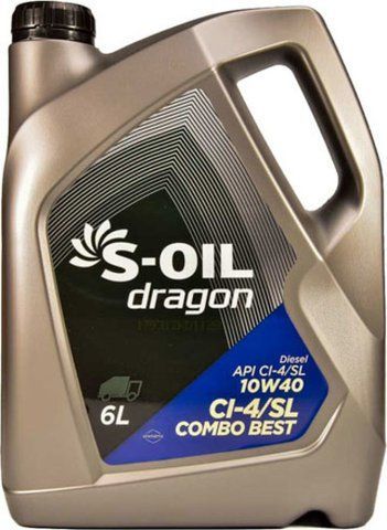 S-Oil Dragon Combo Best 10W-40 6 л, (dcb10406) моторна олива фото