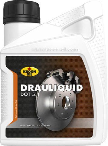 Kroon Oil DRAULIQUID DOT 5.1 ABS, 0,5 л (35664) гальмівна рідина фото