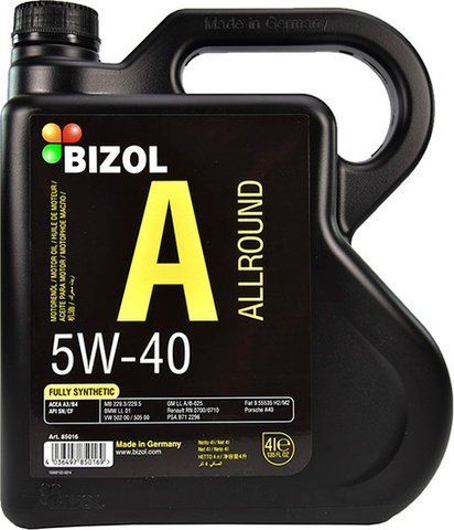 Bizol Allround 5W-40 4 л, (85016) моторна олива фото