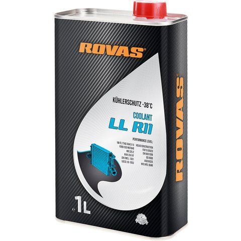 Rovas Coolant LL R11 синий -38&deg;C, 1 л (74016) готовый антифриз фото
