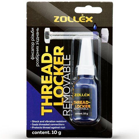 Zollex Thread Locker, 10 мл (BFU5) фиксатор резьбы фото