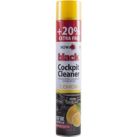 Поліроль для салону Nowax Black" Cockpit Cleaner лимон 750 мл NX00702" фото