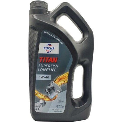 Fuchs Titan Supersyn Long Life 5W-40 4 л, (600721954) моторное масло фото