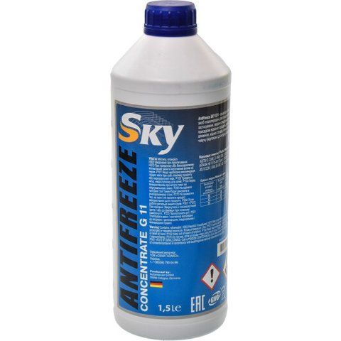 SKY G11 синий, 1,5 л концентрат антифриза фото