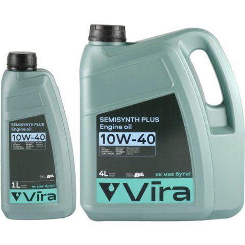VIRA SemiSynthetic Plus 10W-40 1 л, (VI0351) моторна олива фото