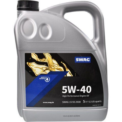 SWAG Engine Oil 5W-40 5 л, (15932938) моторное масло фото