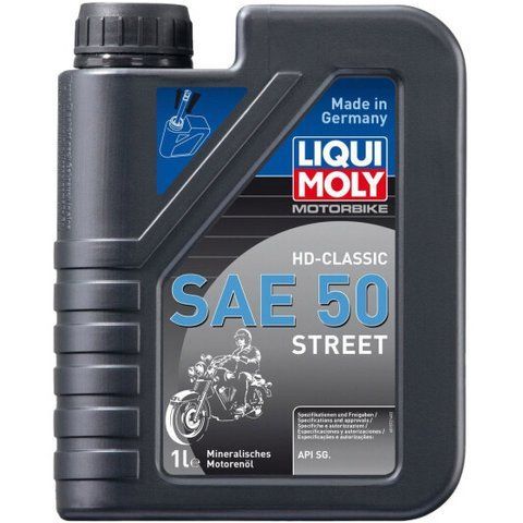 Liqui Moly Motorbike HD-Classic Street 50, 1 л (1572) моторное масло 4T фото