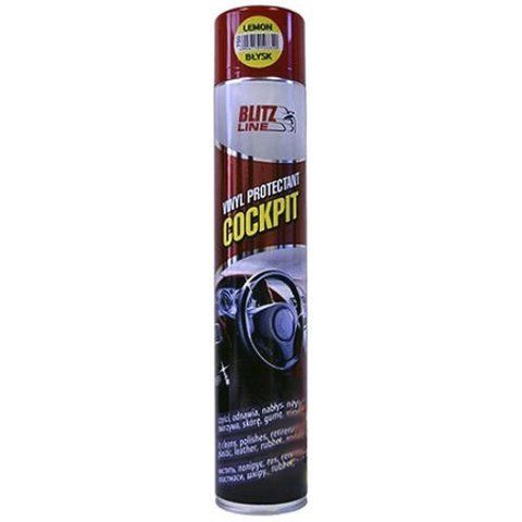 Поліроль для салону Blitz Line Vinyl Protectant Cockpit лимон 400 мл 28495 фото