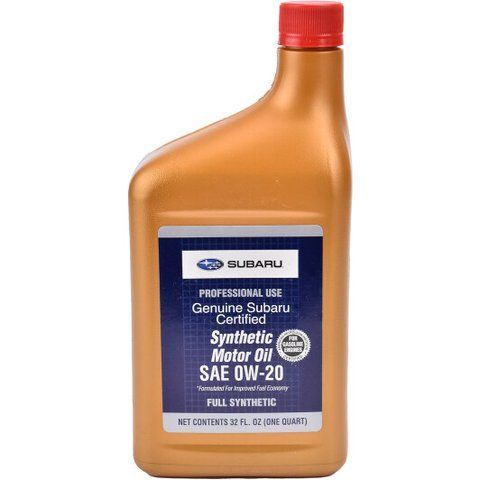 Subaru Synthetic Motor Oil 0W-20 0,95 л, моторна олива фото