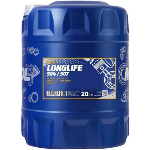 Mannol Longlife 504/507 5W-30 20 л, (MN7715-20) моторное масло фото