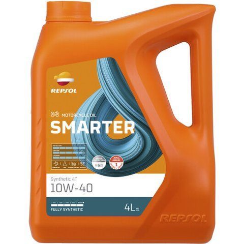 Repsol Smarter Synthetic 10W-40, 4 л (RPP2064MGB) моторна олива 4T фото