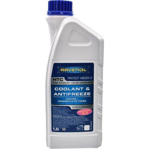 Ravenol HTC Protect MB325.0 G11 синий, 1,5 л концентрат антифриза фото
