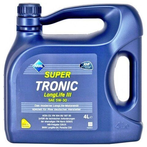 Aral SuperTronic LongLife III 5W-30, 4 л (15C31A) моторна олива фото