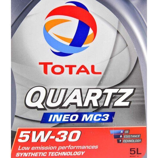 Total Quartz Ineo MC3 5W-30 5 л, (213698) моторное масло фото
