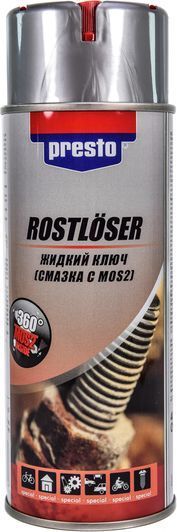 Presto Rostloser/Solvent рідкий ключ, 400 мл (217746) мастило фото