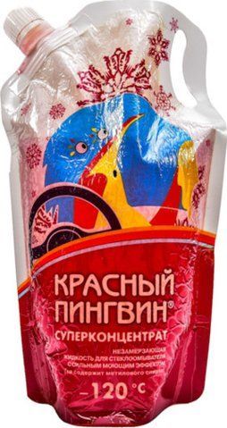 Концентрат омывателя Xado Красный пингвин зимний -120&deg;С фруктовый 1 л, (XB50003) фото