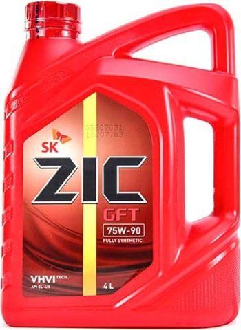 ZIC GFT GL-4 / 5 MT-1 75W-90, 4 л (162629) синтетическое трансмиссионное масло фото