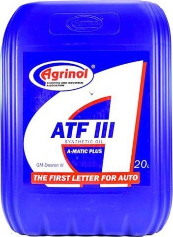 Agrinol A-MATIC PLUS ATF ІІI, 20 л (101850) синтетическое трансмиссионное масло фото