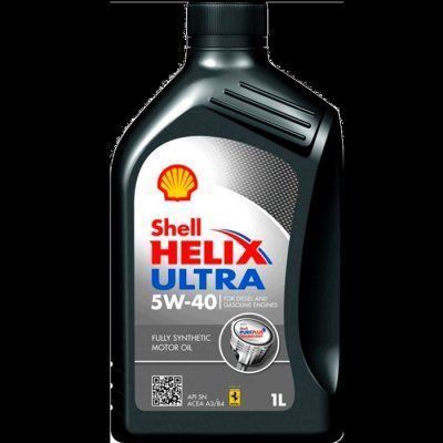 Shell Helix Ultra 5W-40 1 л, (550040638) моторна олива фото
