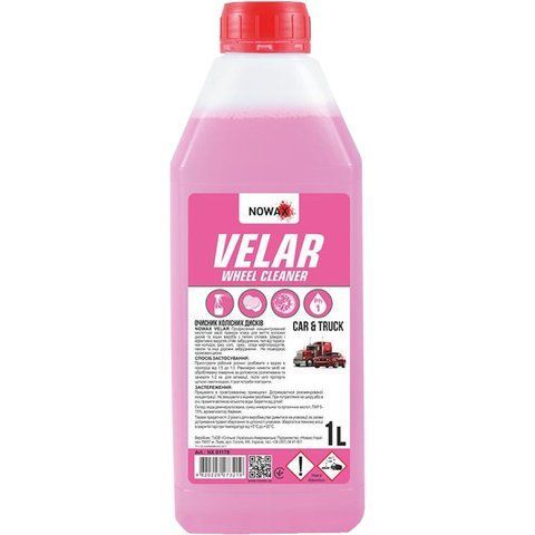 Очиститель дисков Nowax Wheel Cleaner Velar, 1л фото