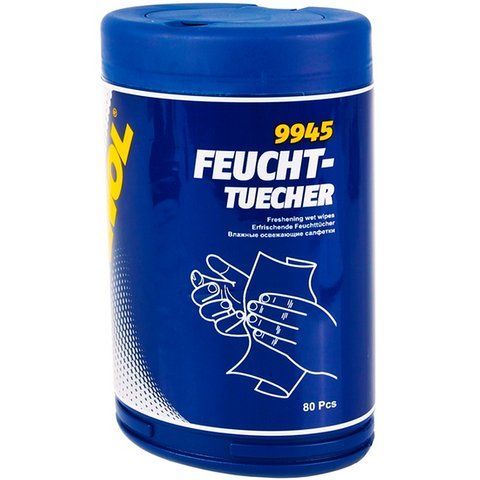 Mannol Feuchttuecher, 80 шт (9945) влажные салфетки фото