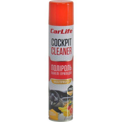 Полироль для салона Carlife Cockpit Cleaner мультифрукт 320 мл CF326 фото